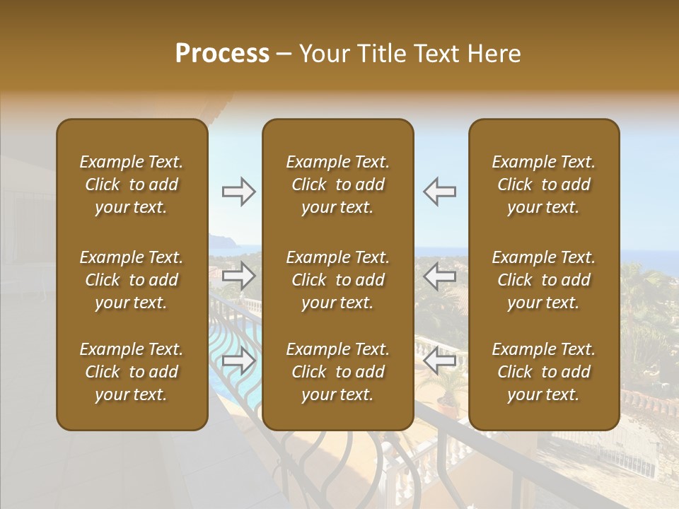 Transparent House Texture PowerPoint Template