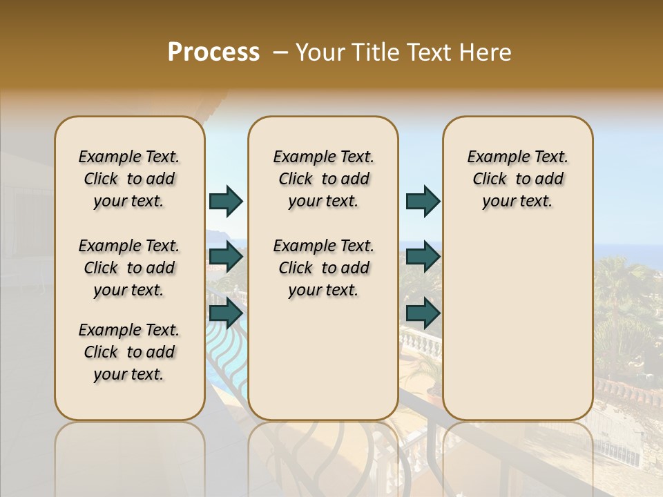 Transparent House Texture PowerPoint Template