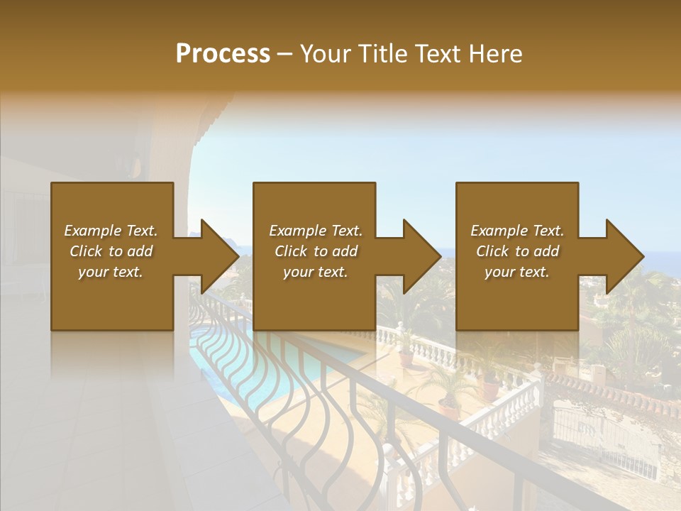 Transparent House Texture PowerPoint Template
