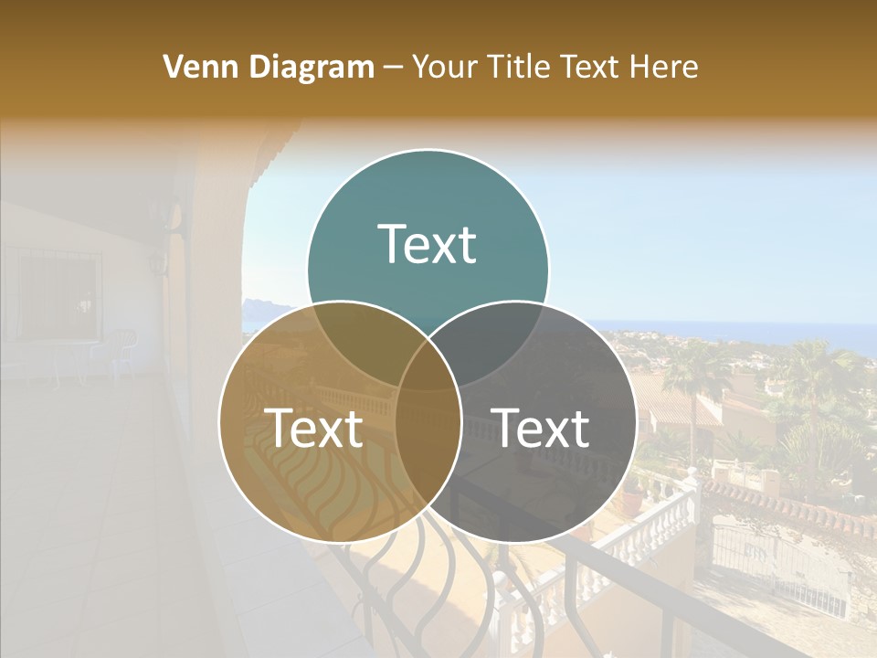 Transparent House Texture PowerPoint Template