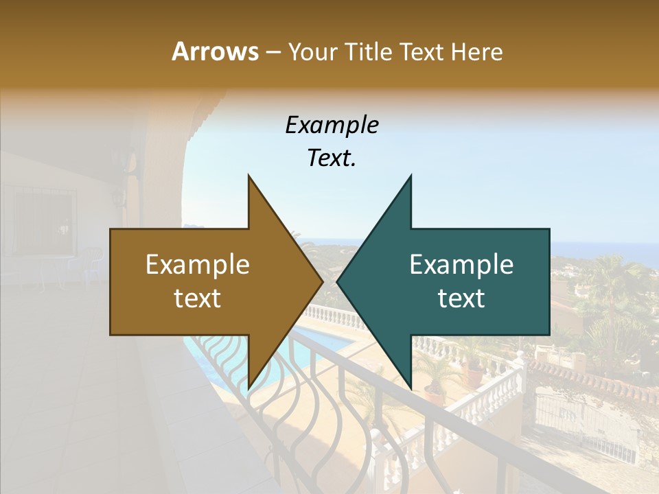 Transparent House Texture PowerPoint Template
