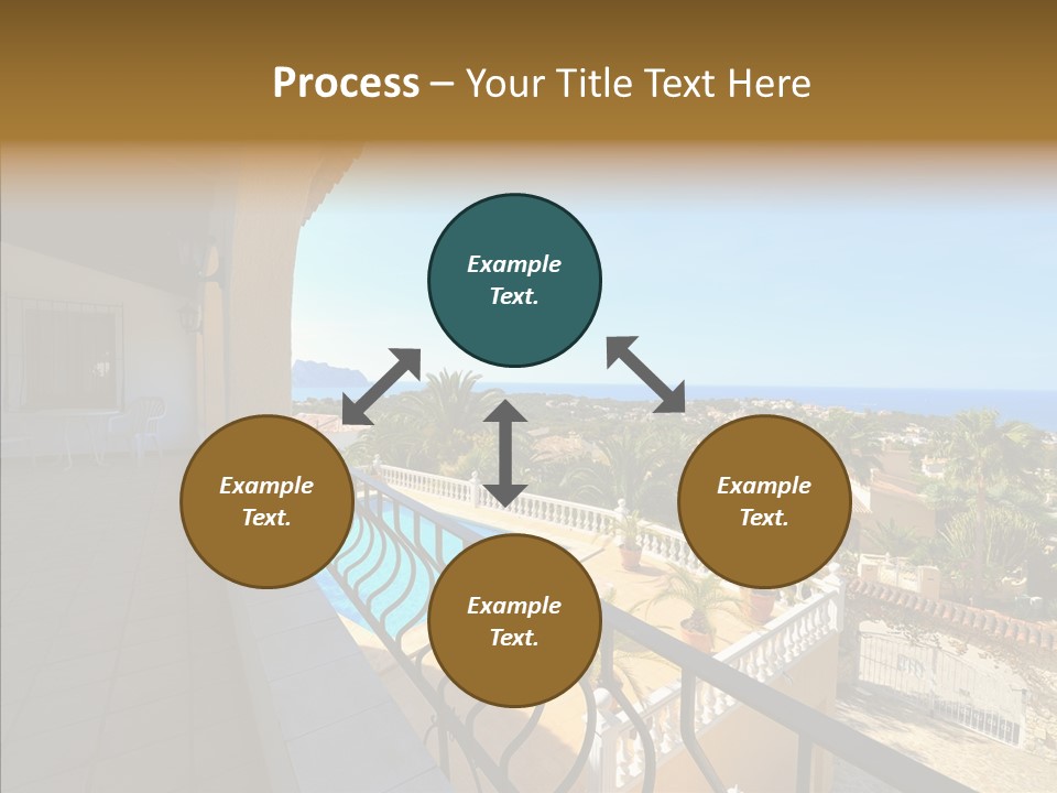 Transparent House Texture PowerPoint Template