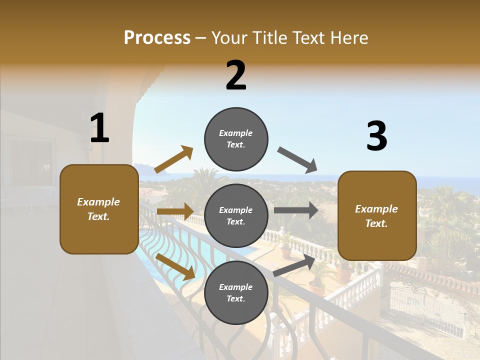 Transparent House Texture PowerPoint Template