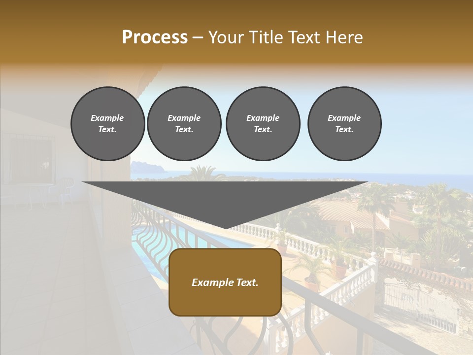 Transparent House Texture PowerPoint Template