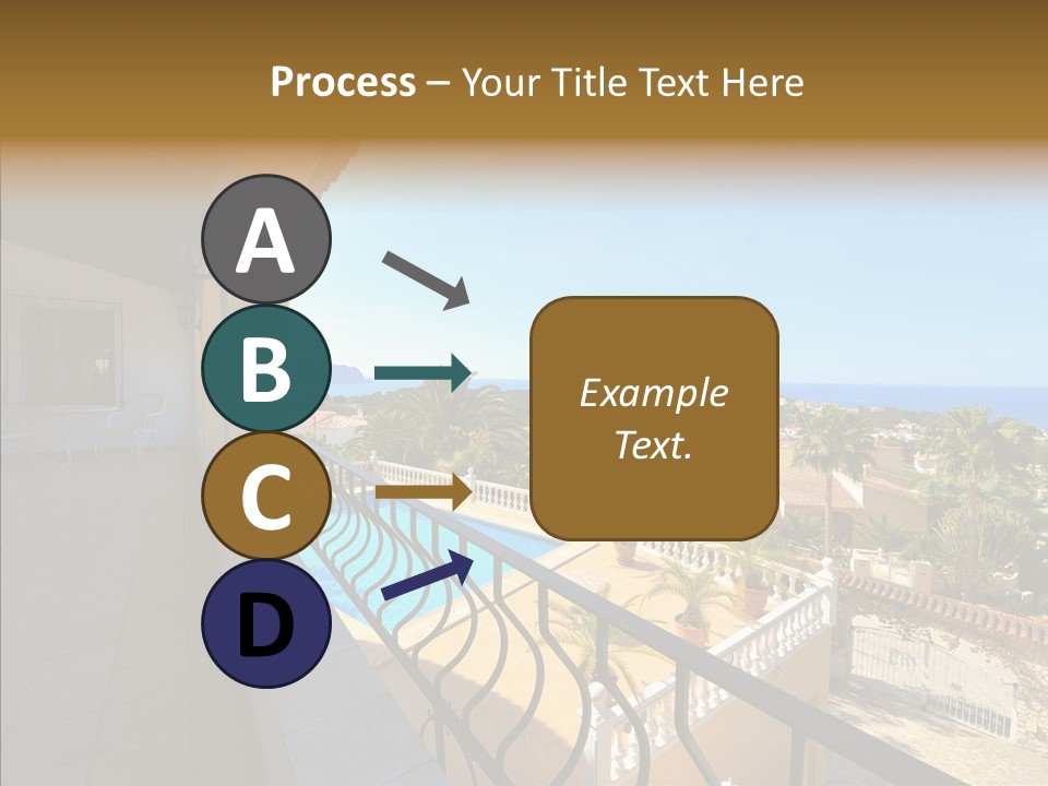 Transparent House Texture PowerPoint Template