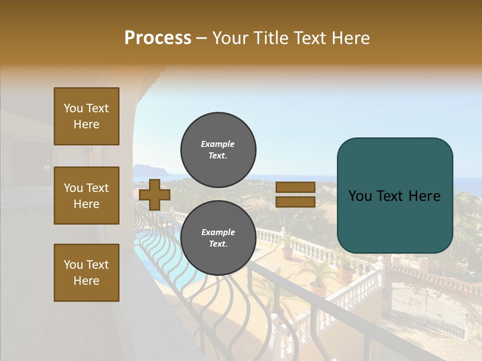 Transparent House Texture PowerPoint Template