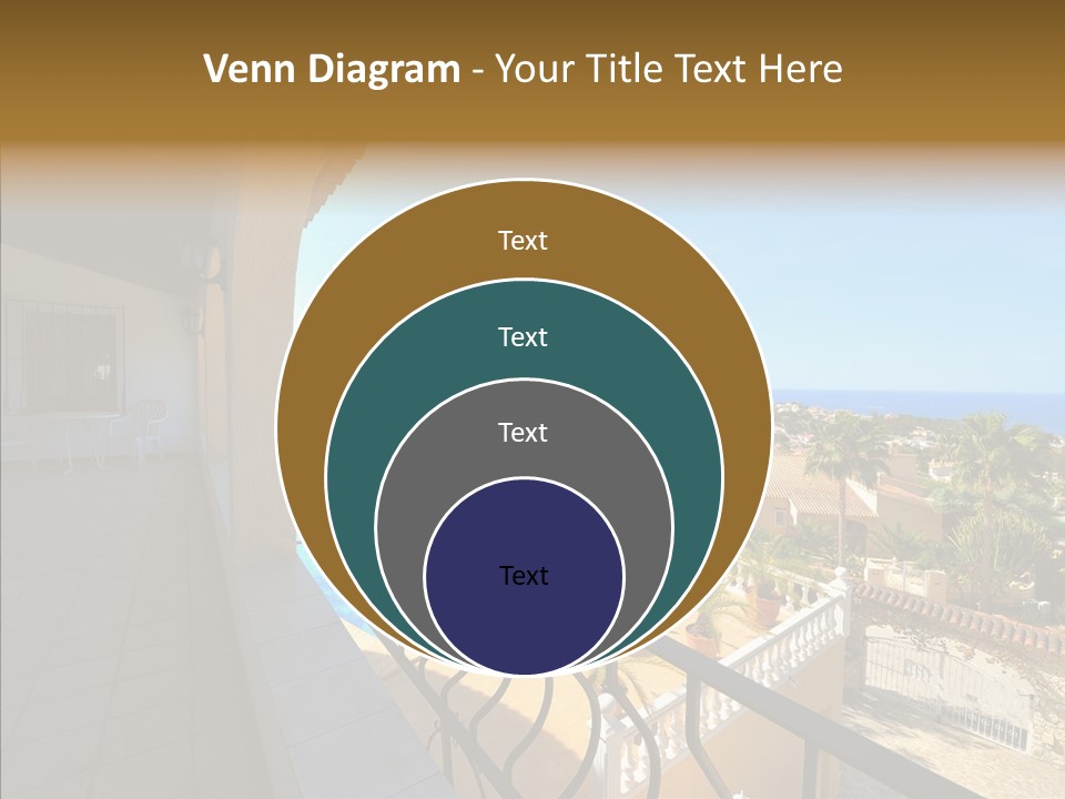 Transparent House Texture PowerPoint Template