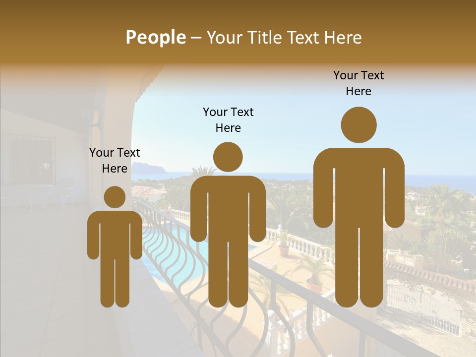 Transparent House Texture PowerPoint Template