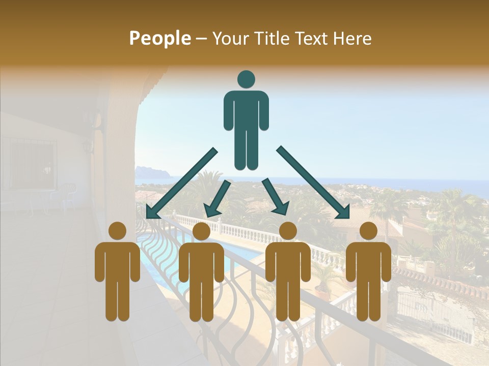 Transparent House Texture PowerPoint Template