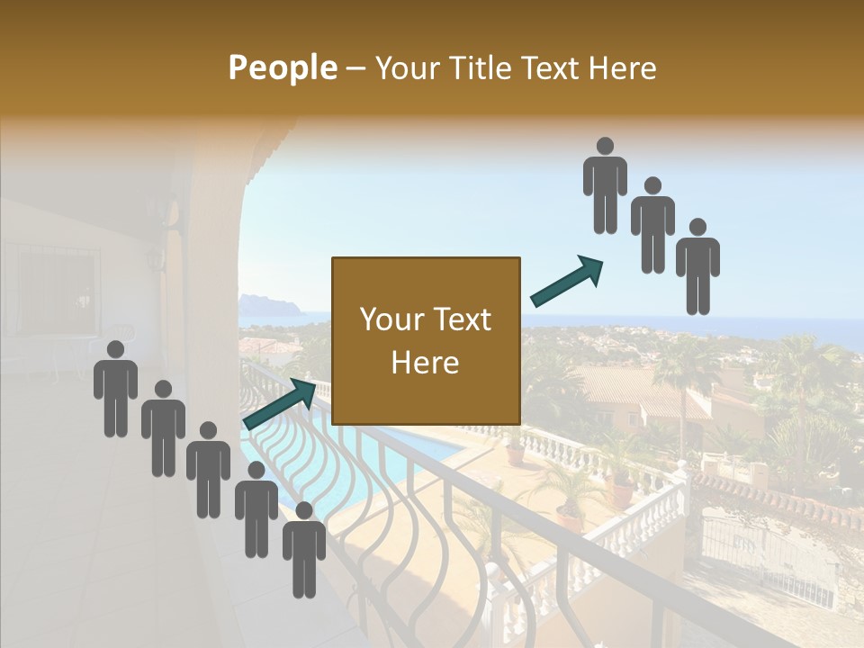 Transparent House Texture PowerPoint Template