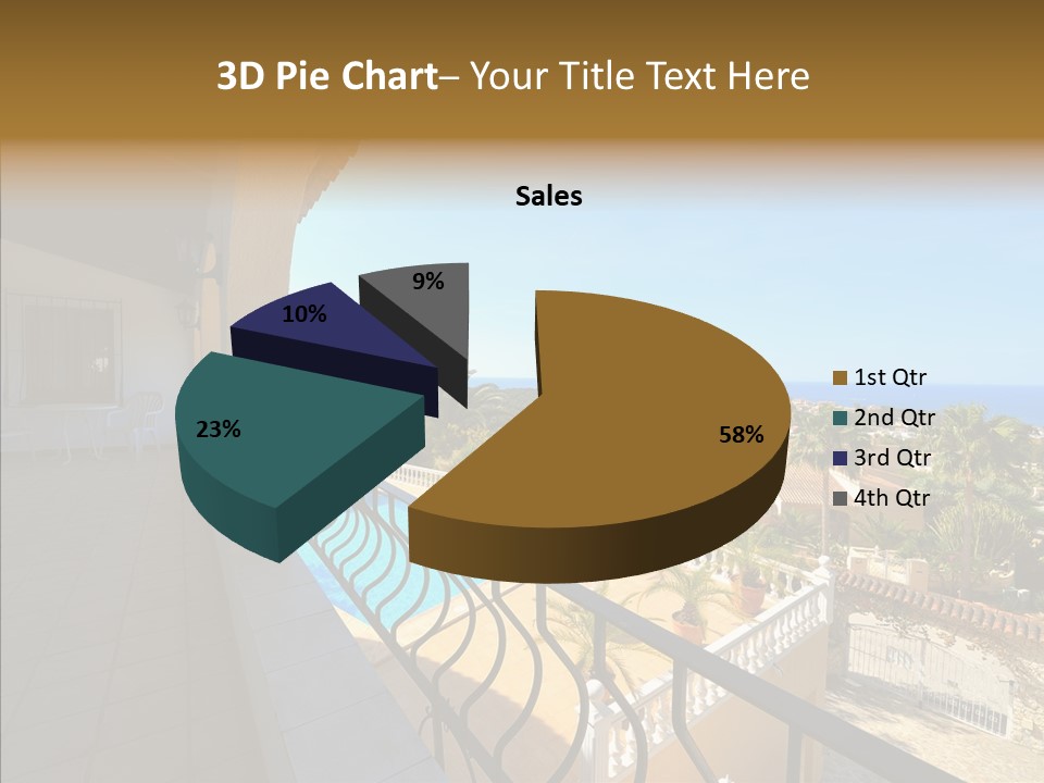 Transparent House Texture PowerPoint Template