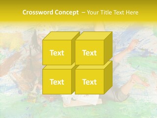 Boy Workshop Child PowerPoint Template