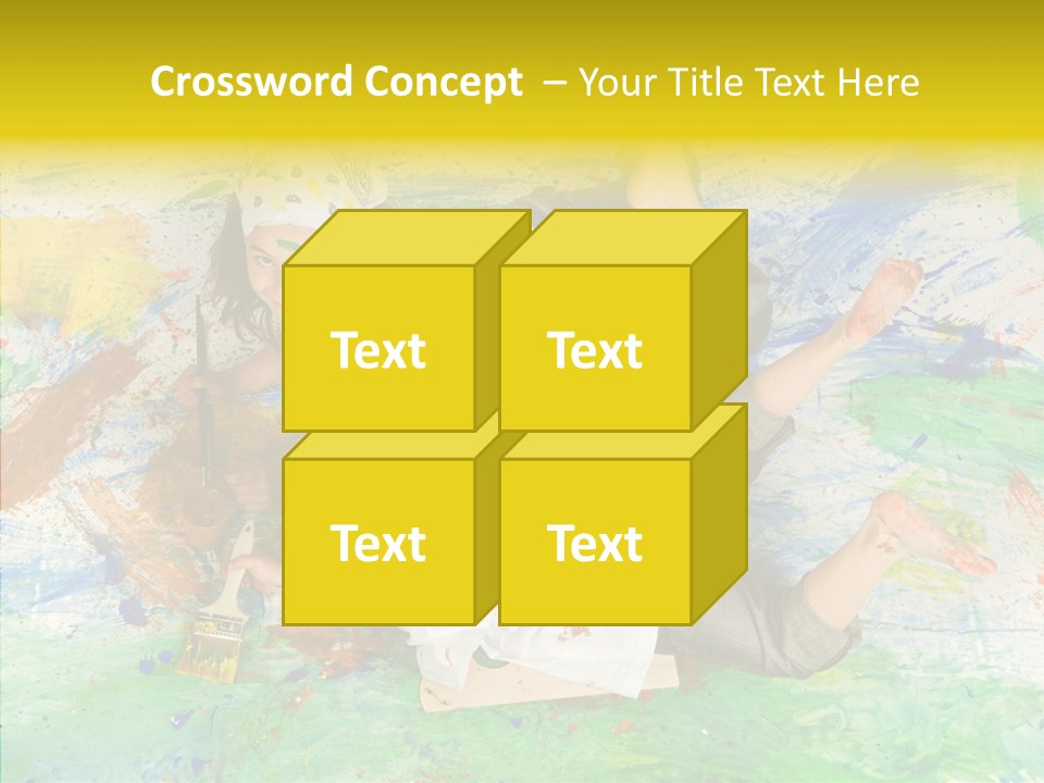 Boy Workshop Child PowerPoint Template