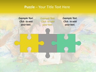 Boy Workshop Child PowerPoint Template