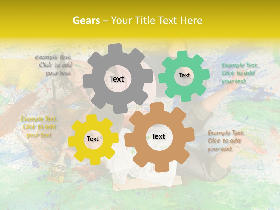 Boy Workshop Child PowerPoint Template