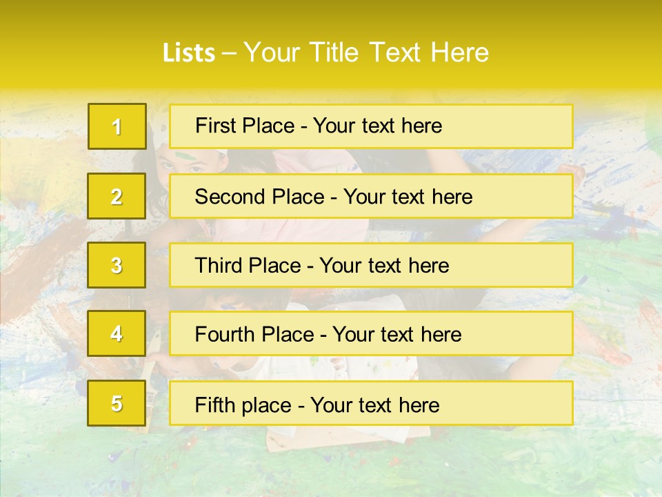 Boy Workshop Child PowerPoint Template