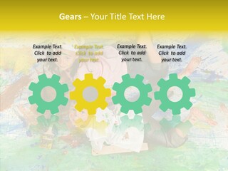 Boy Workshop Child PowerPoint Template