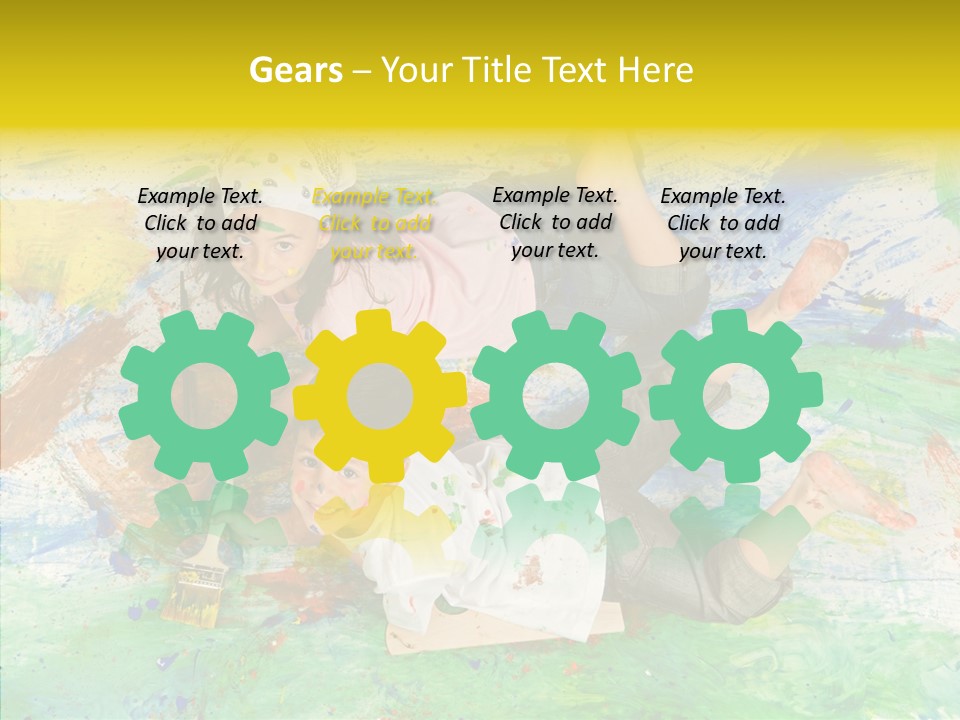 Boy Workshop Child PowerPoint Template