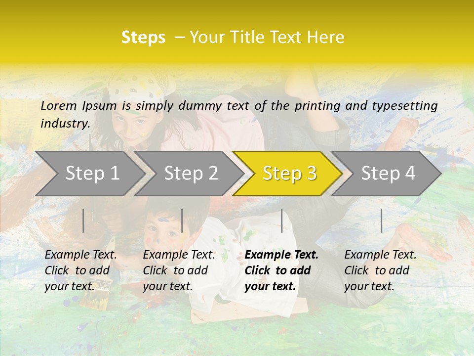 Boy Workshop Child PowerPoint Template