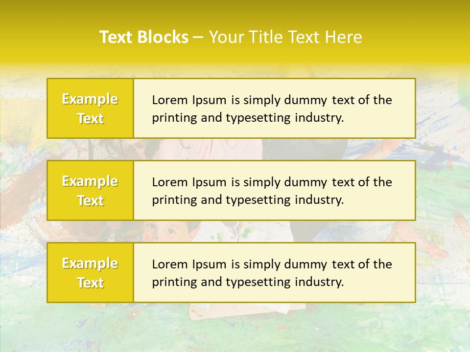 Boy Workshop Child PowerPoint Template