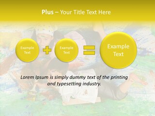 Boy Workshop Child PowerPoint Template