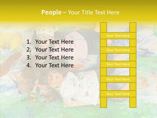 Boy Workshop Child PowerPoint Template