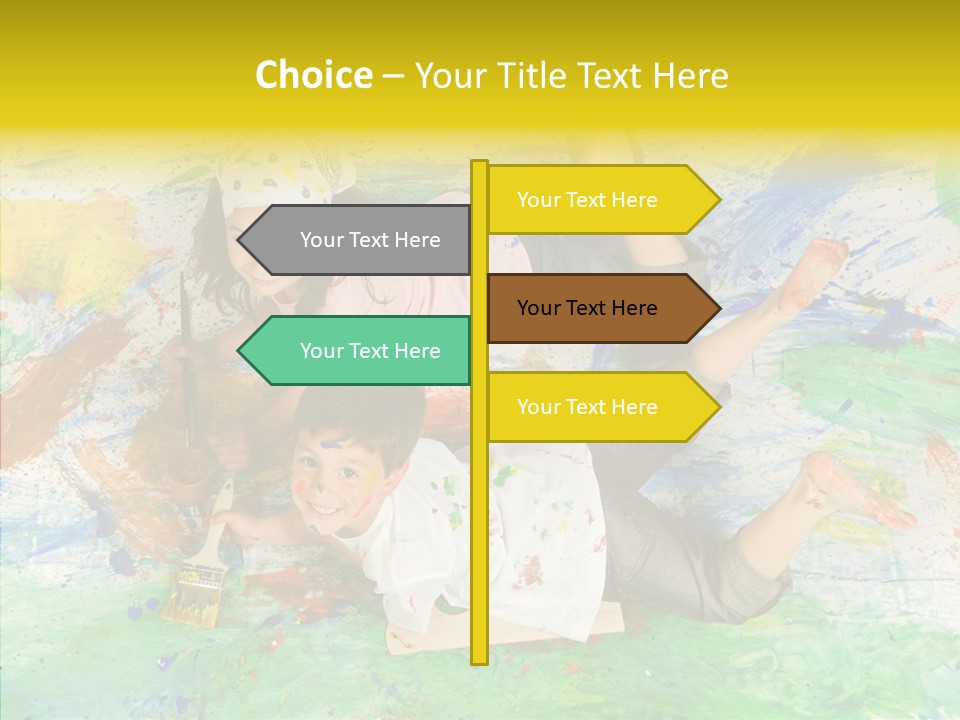 Boy Workshop Child PowerPoint Template