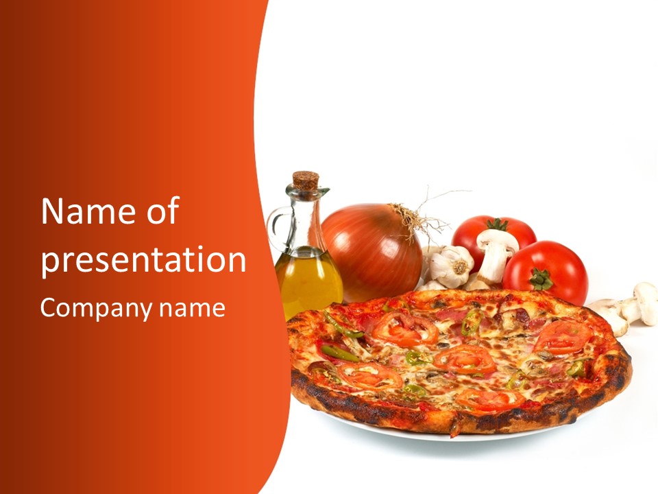 Brown Lunch Italian PowerPoint Template