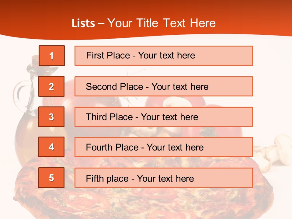 Brown Lunch Italian PowerPoint Template