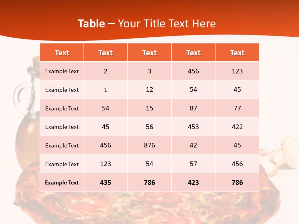 Brown Lunch Italian PowerPoint Template