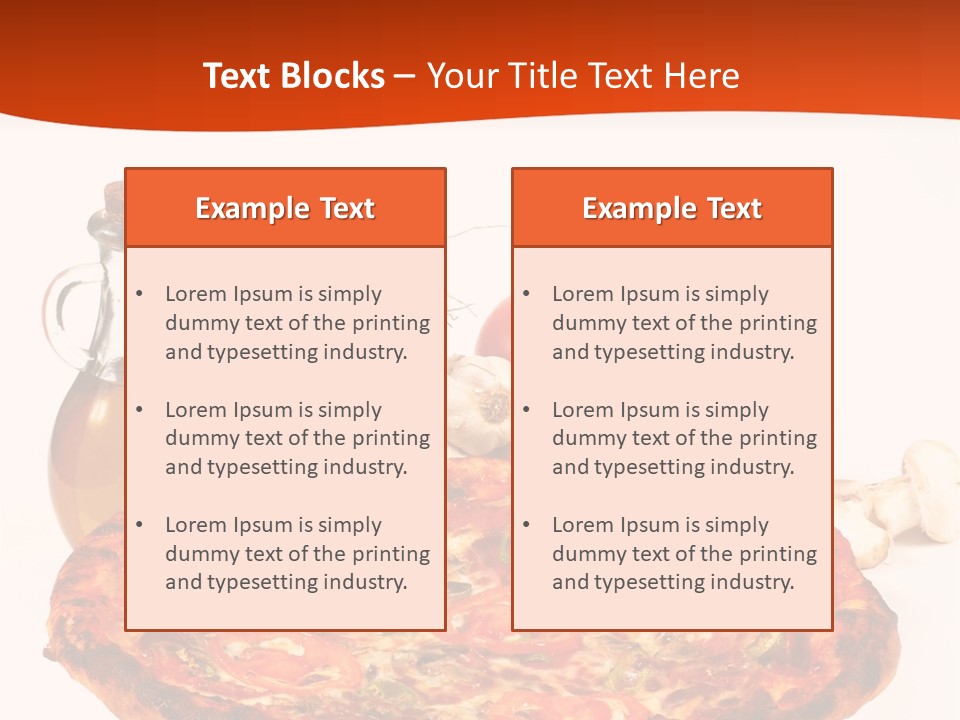 Brown Lunch Italian PowerPoint Template