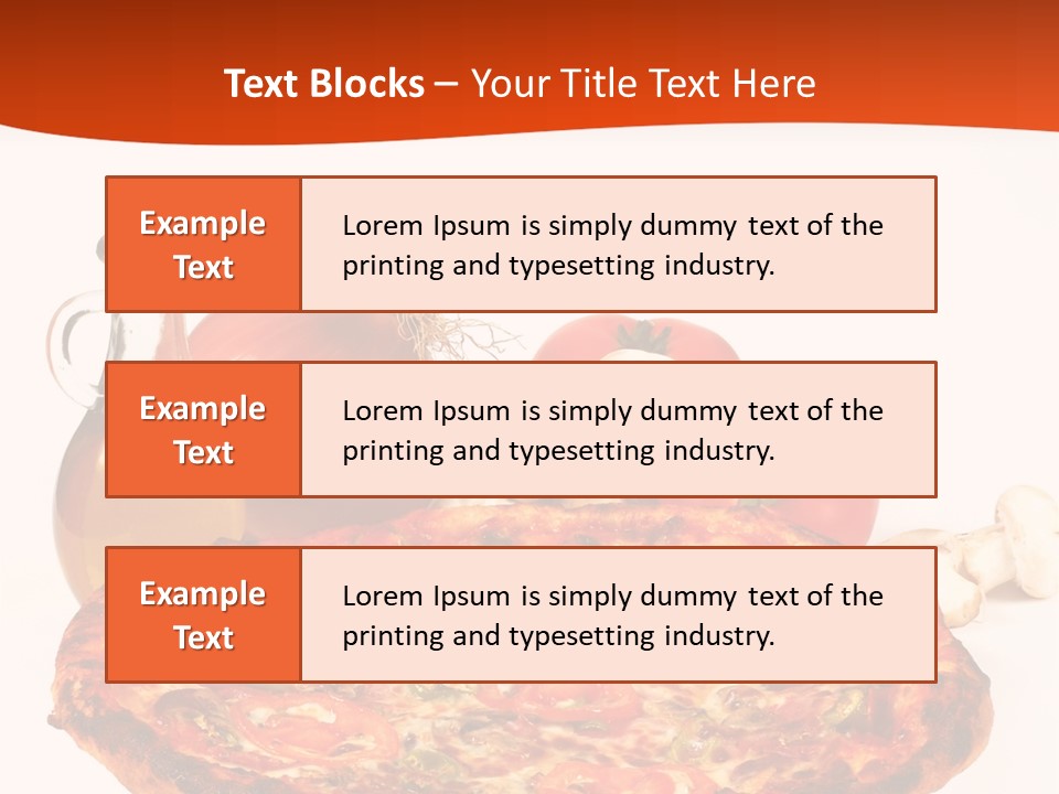 Brown Lunch Italian PowerPoint Template
