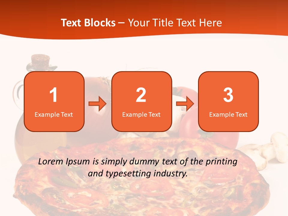 Brown Lunch Italian PowerPoint Template