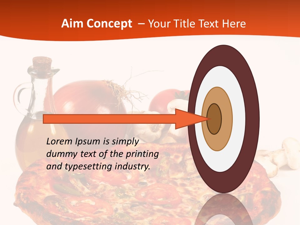 Brown Lunch Italian PowerPoint Template