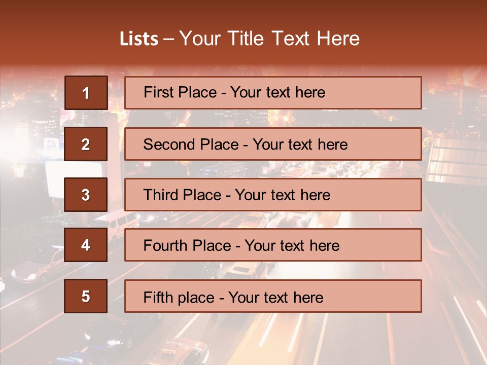 Run Building Power PowerPoint Template