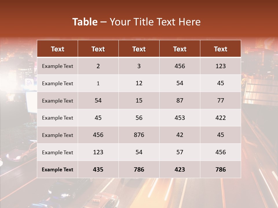 Run Building Power PowerPoint Template