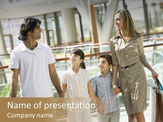 Father Mother Boy PowerPoint Template