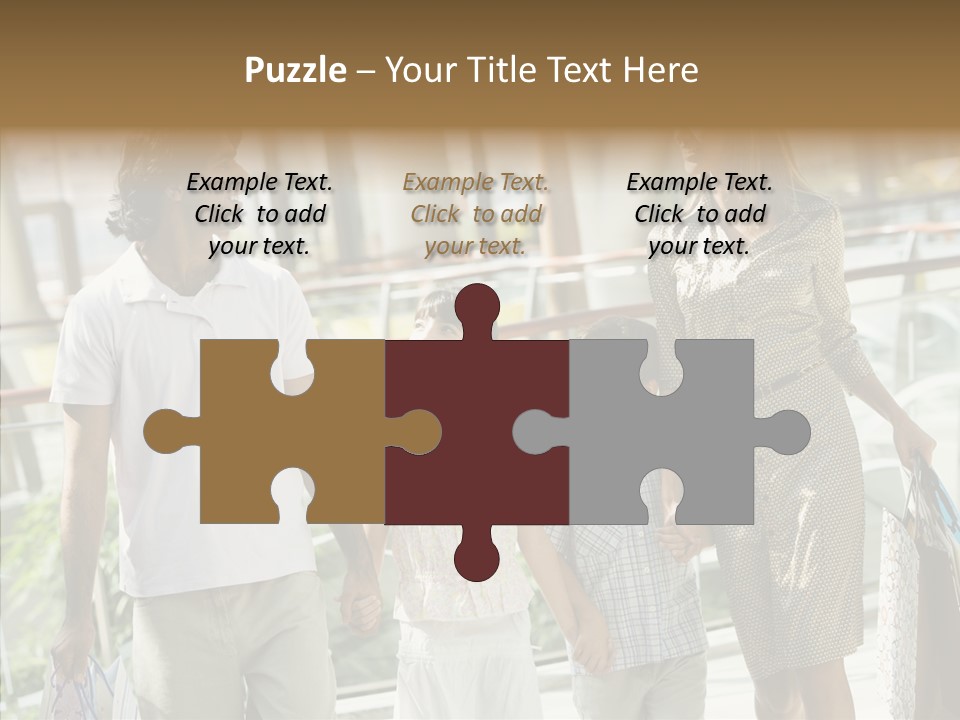 Father Mother Boy PowerPoint Template