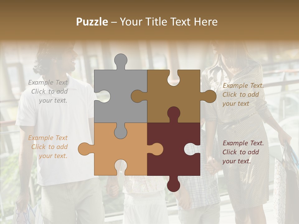 Father Mother Boy PowerPoint Template