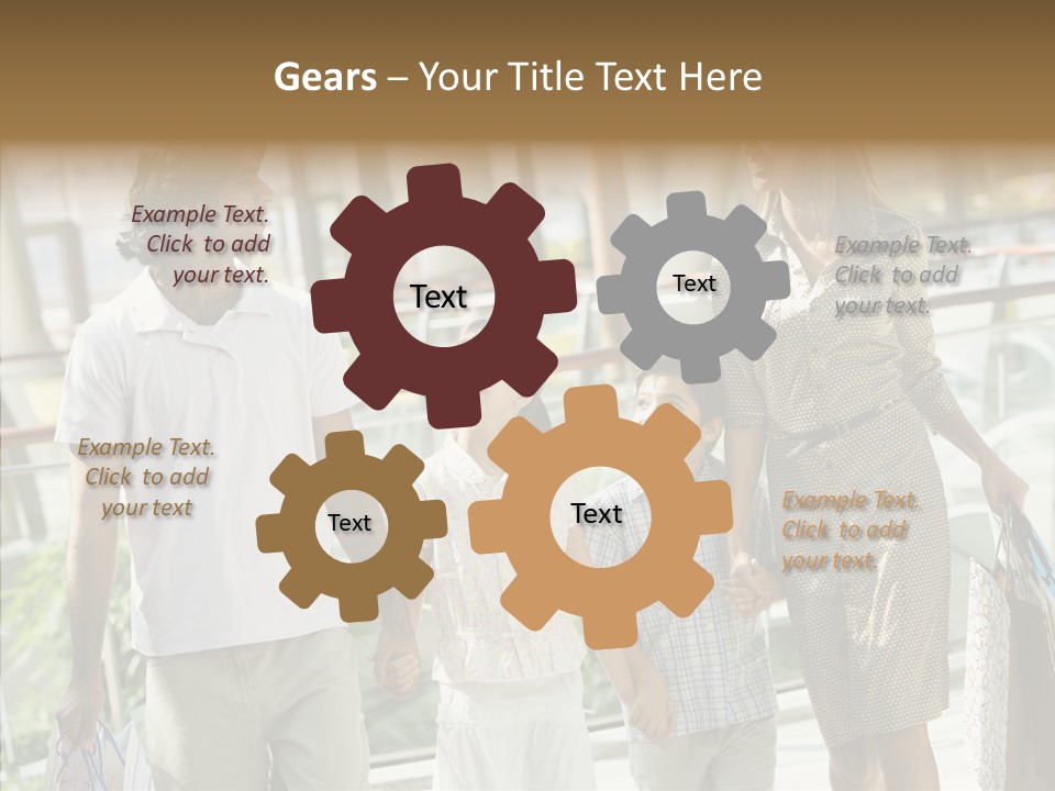 Father Mother Boy PowerPoint Template