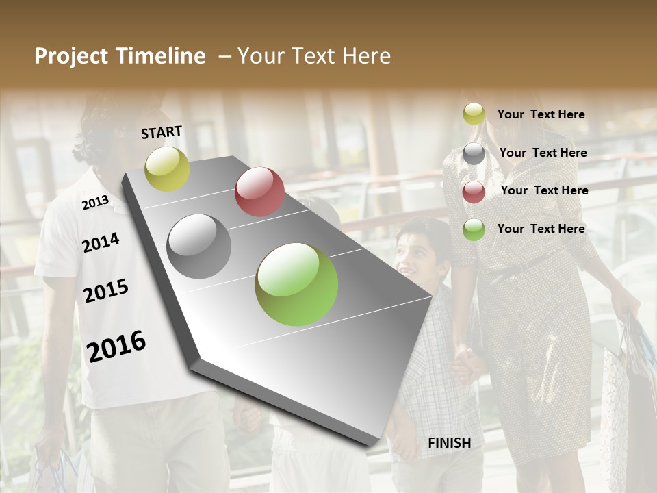 Father Mother Boy PowerPoint Template