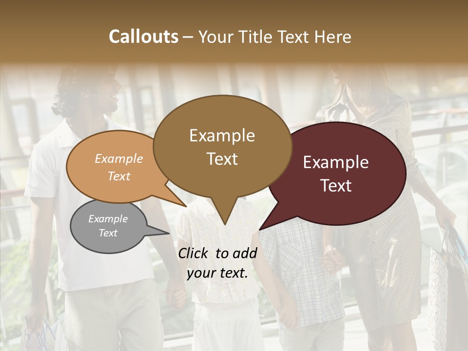 Father Mother Boy PowerPoint Template