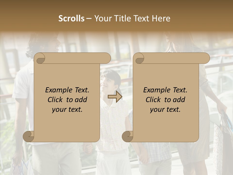 Father Mother Boy PowerPoint Template