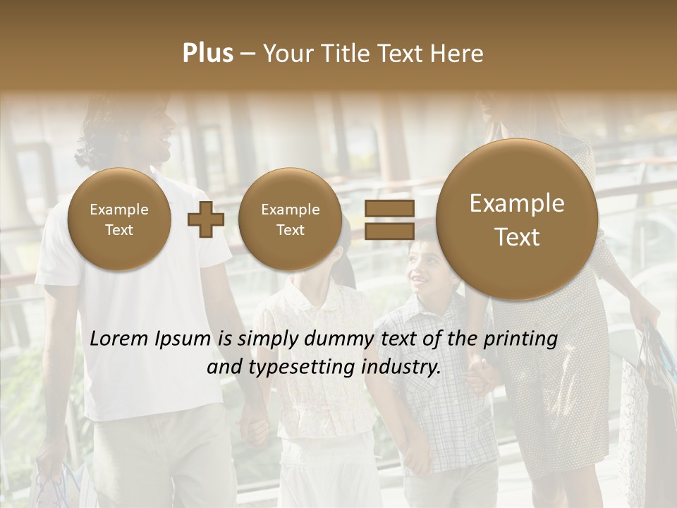 Father Mother Boy PowerPoint Template