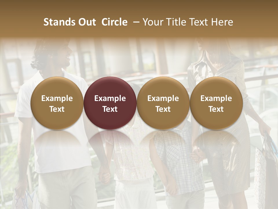 Father Mother Boy PowerPoint Template