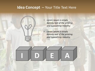 Father Mother Boy PowerPoint Template