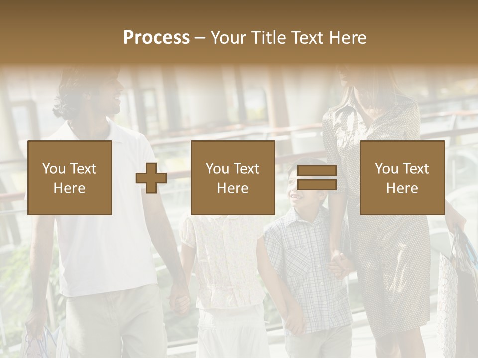 Father Mother Boy PowerPoint Template