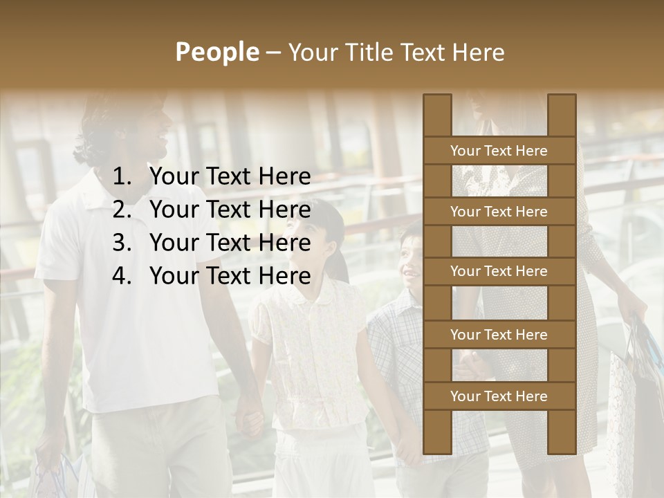 Father Mother Boy PowerPoint Template