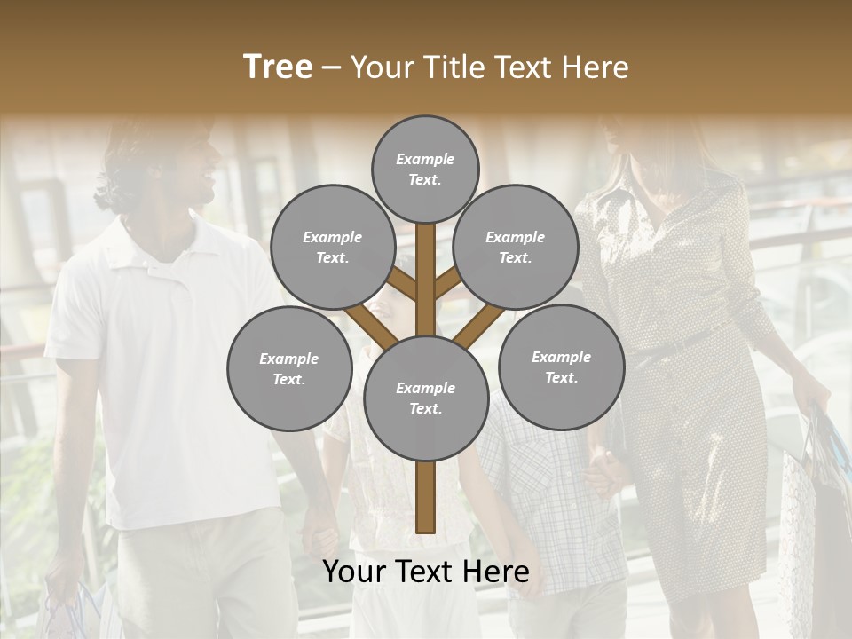 Father Mother Boy PowerPoint Template