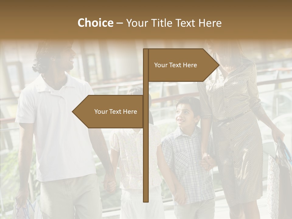 Father Mother Boy PowerPoint Template
